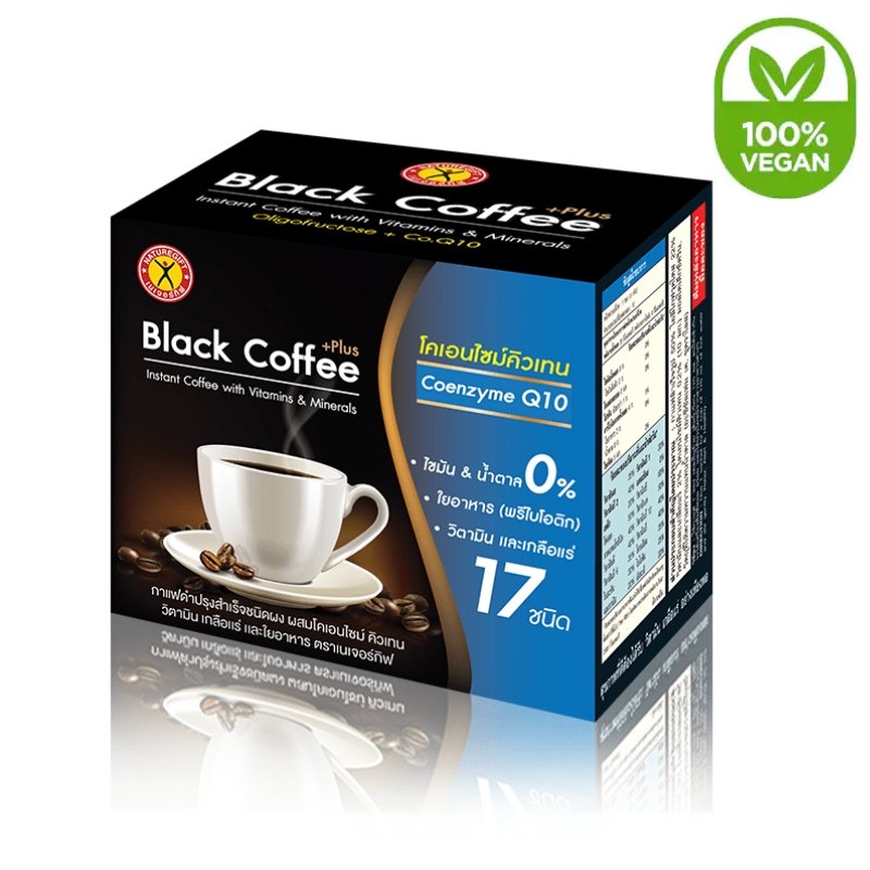 NatureGift Black Coffee Plus Co-Enzyme Q10 Vegan